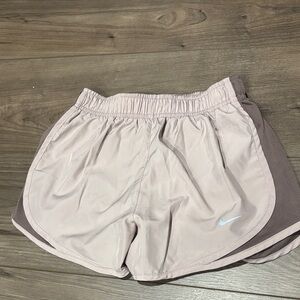 Nike Women's Tan Athletic Shorts